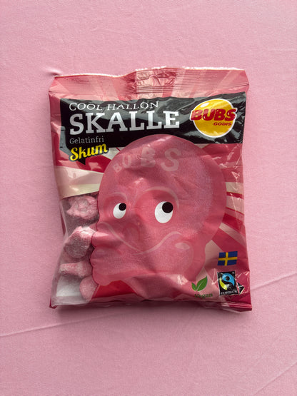 Bubs Cool Raspberry Foam Skulls