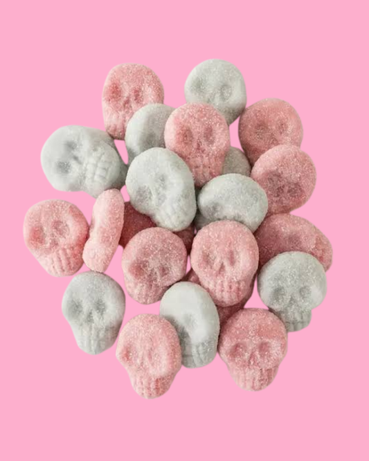 Mini Sour Bubblegum Skulls