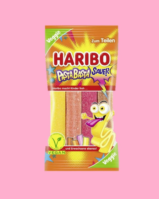 Haribo Pasta Basta Sour – Fruit & Cola Tongues