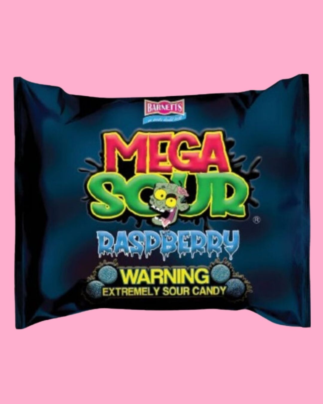 Barnetts Trending Mega Sour Raspberry British