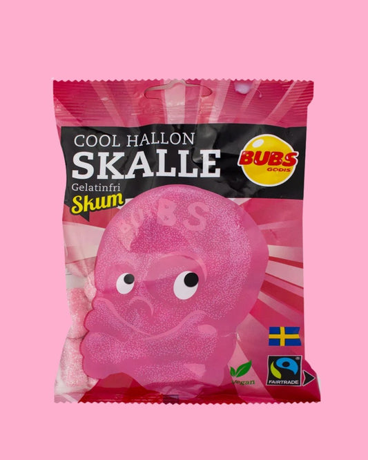 Bubs Cool Raspberry Foam Skulls