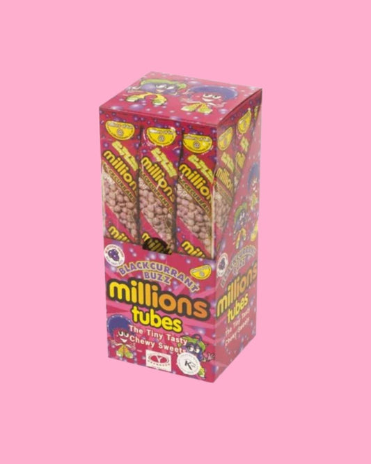 Millions Blackcurrant Tube British